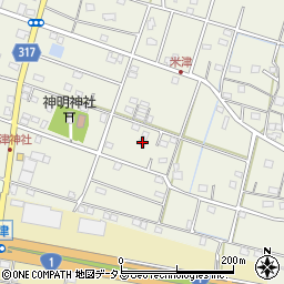 静岡県浜松市中央区米津町1625周辺の地図