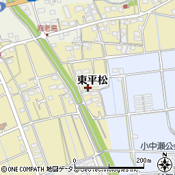 静岡県磐田市東平松186周辺の地図