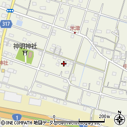 静岡県浜松市中央区米津町1626周辺の地図