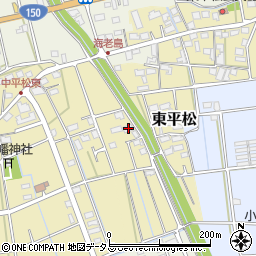 静岡県磐田市東平松266周辺の地図