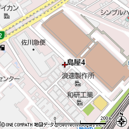 中村商店島屋工場周辺の地図