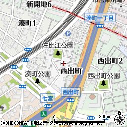 米商興産ビル周辺の地図