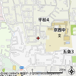 奈良県奈良市平松4丁目6周辺の地図