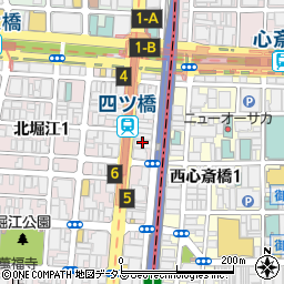 株式会社高知銀行　大阪支店周辺の地図