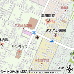 久居郵便局周辺の地図