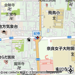 紀寺周辺の地図