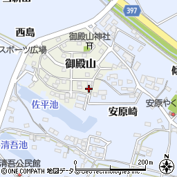 愛知県田原市御殿山120周辺の地図