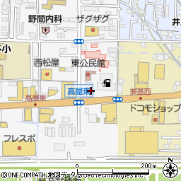 コスモ石油販売株式会社セルフ高屋ＳＳ周辺の地図