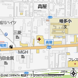 岡山日産岡山店周辺の地図