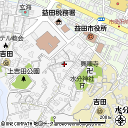 島根県益田市元町9-15周辺の地図