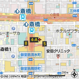 しのぶ庵 心斎橋PARCO店周辺の地図