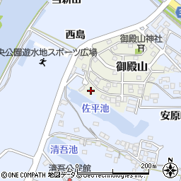 愛知県田原市御殿山152周辺の地図