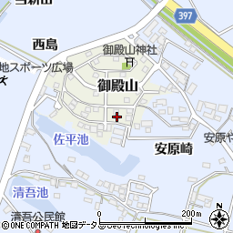 愛知県田原市御殿山122周辺の地図