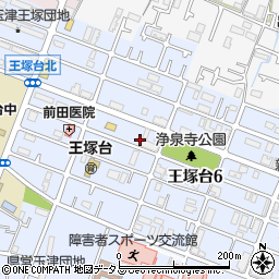 兵庫県神戸市西区王塚台5丁目101周辺の地図