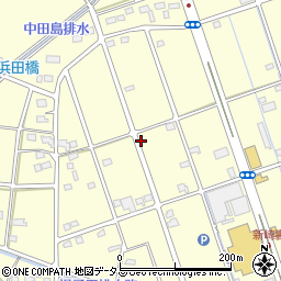 静岡県浜松市中央区中田島町周辺の地図