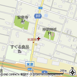 静岡県浜松市中央区米津町1589周辺の地図