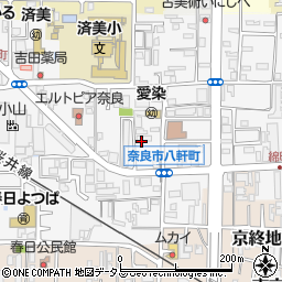 キラメキノトリ 奈良店周辺の地図