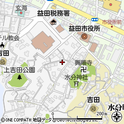 島根県益田市元町9-16周辺の地図