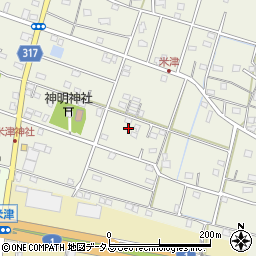静岡県浜松市中央区米津町1622周辺の地図