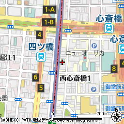 アパホテルなんば北心斎橋駅前周辺の地図