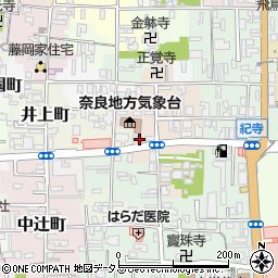 奈良県奈良市西紀寺町11周辺の地図