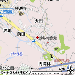 兵庫県神戸市須磨区妙法寺大門804周辺の地図