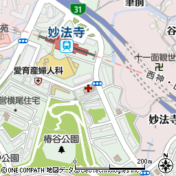 神戸市立児童館横尾児童館周辺の地図
