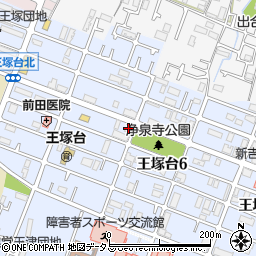 兵庫県神戸市西区王塚台5丁目104周辺の地図
