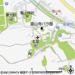 霊山寺周辺の地図