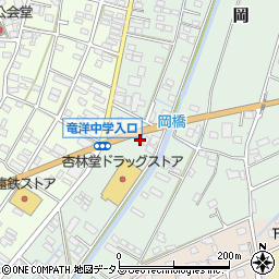 静岡県磐田市岡997周辺の地図