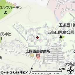 奈良県奈良市五条西2丁目周辺の地図