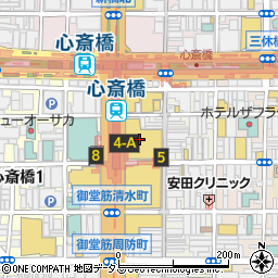 心斎橋ＰＡＲＣＯ周辺の地図