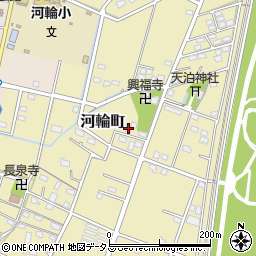 静岡県浜松市中央区河輪町539周辺の地図