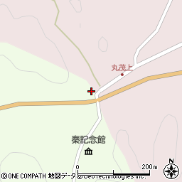 島根県益田市美都町都茂822周辺の地図