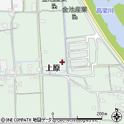 岡山県総社市上原80周辺の地図