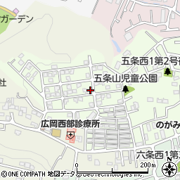 奈良県奈良市五条西2丁目9-12周辺の地図