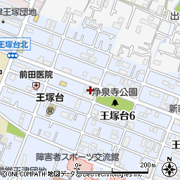 兵庫県神戸市西区王塚台5丁目102周辺の地図