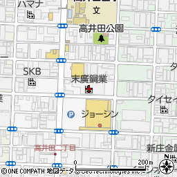 大阪府東大阪市高井田本通4丁目3周辺の地図