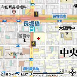 大阪府大阪市中央区島之内1丁目20周辺の地図