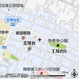 兵庫県神戸市西区王塚台5丁目97周辺の地図
