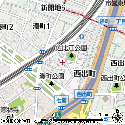 兵庫県神戸市兵庫区佐比江町周辺の地図