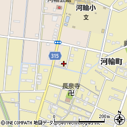 静岡県浜松市中央区河輪町582周辺の地図