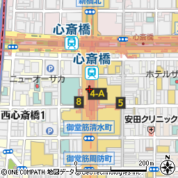 心斎橋(ホテル日航大阪)周辺の地図