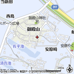 愛知県田原市御殿山115周辺の地図
