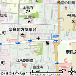 奈良県奈良市西紀寺町32周辺の地図