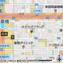 元祖ぶっち切り寿司 魚心 心斎橋店周辺の地図