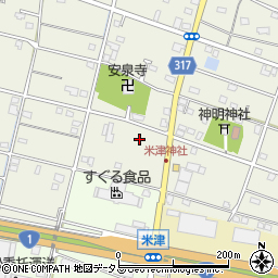 静岡県浜松市中央区米津町1985周辺の地図