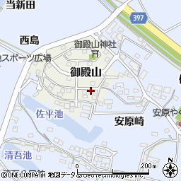 愛知県田原市御殿山114周辺の地図
