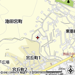 兵庫県神戸市長田区西山町4丁目23-4周辺の地図