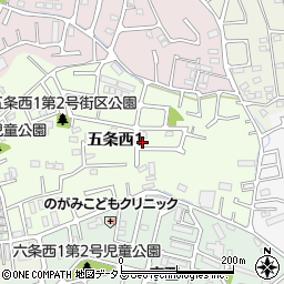 奈良県奈良市五条西1丁目15-19周辺の地図